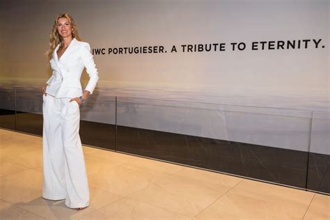 SUPERMODEL GISELE BÜNDCHEN VISITS IWC 